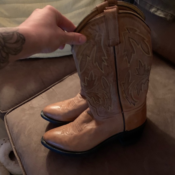 Leather Cowboy Boots - Picture 3 of 9